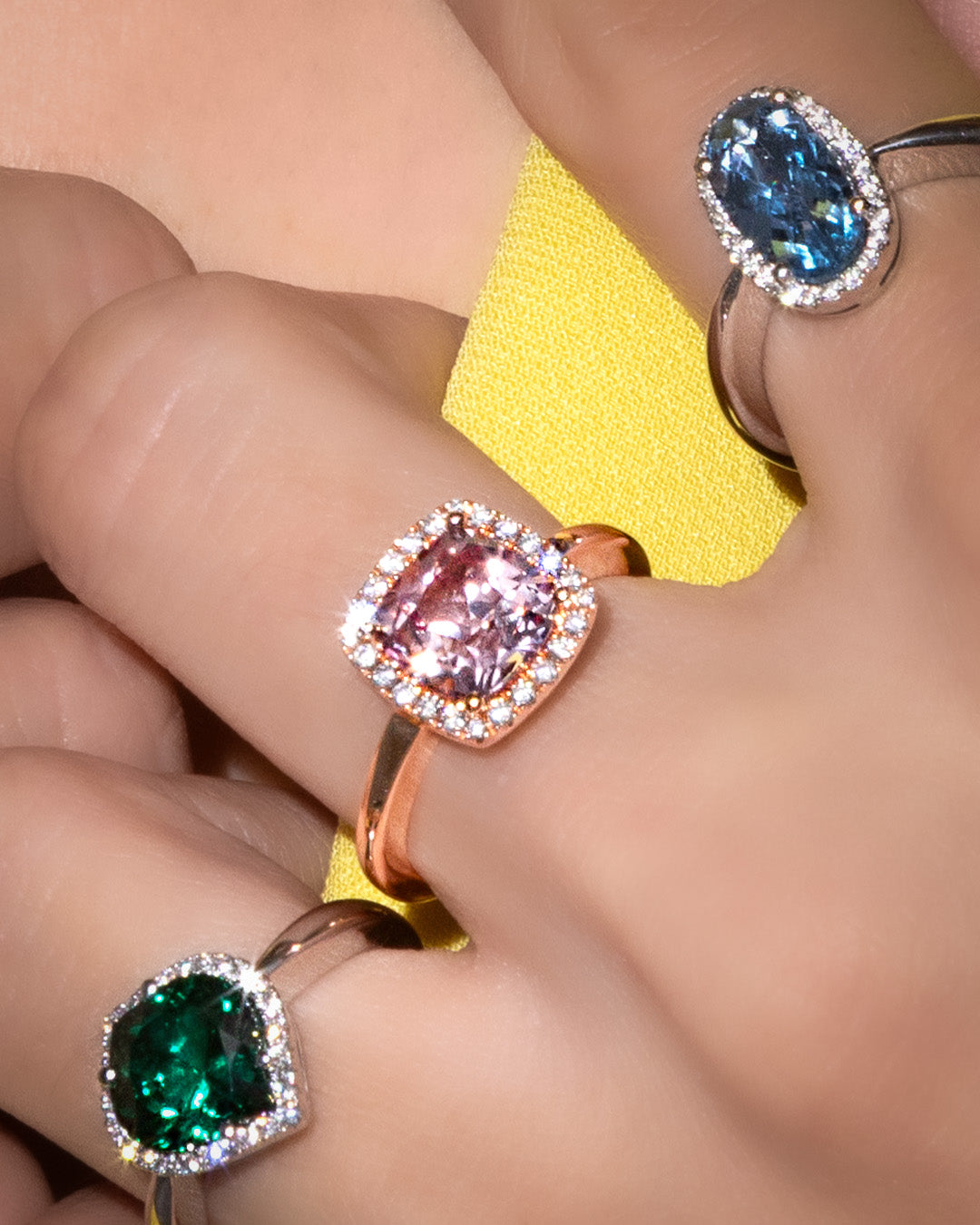 Champagne Sapphire Ring