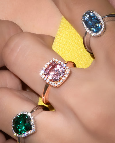 Champagne Sapphire Ring