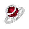 Ruby Ring-CR13108WRU