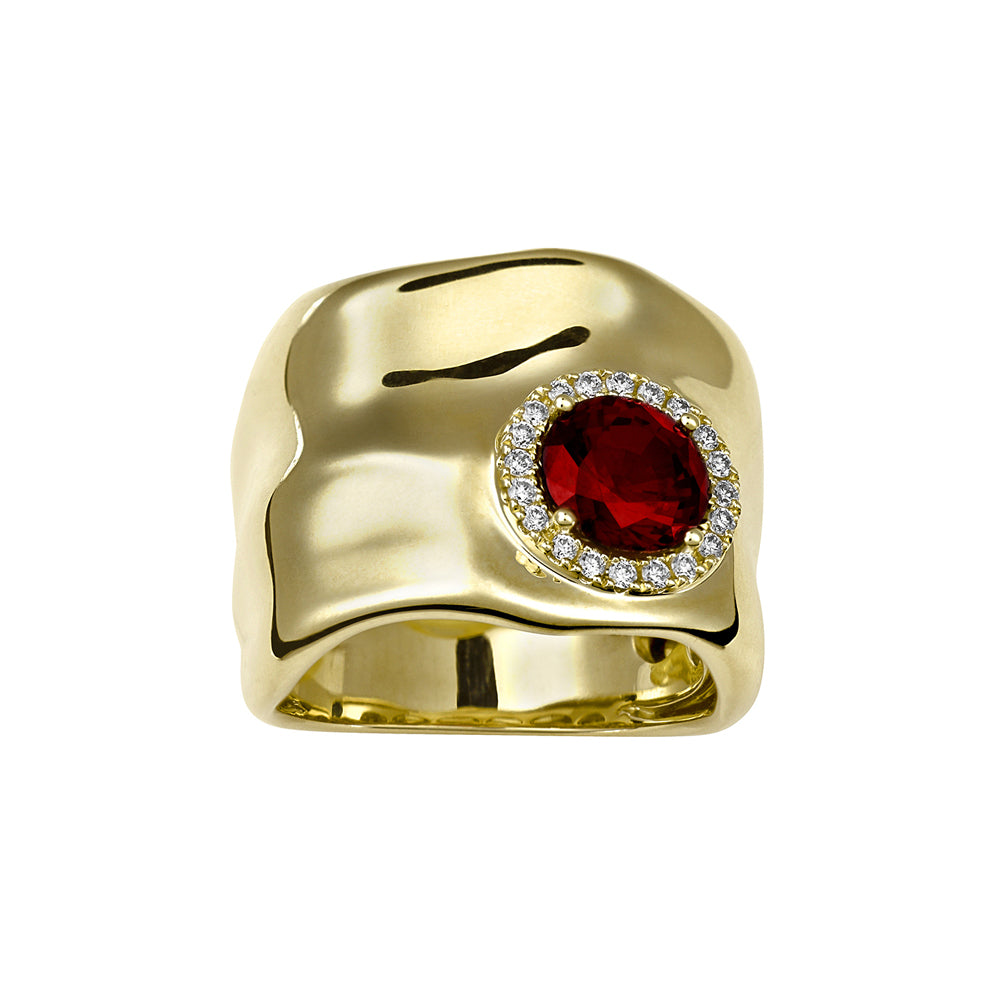 Chatham lab-grown ruby ring, style CR14869YRU