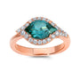 Chatham lab-grown spinel ring, style CR14973RPA