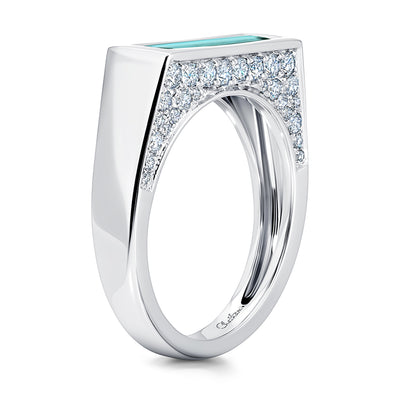 Paraiba Colored Spinel Ring