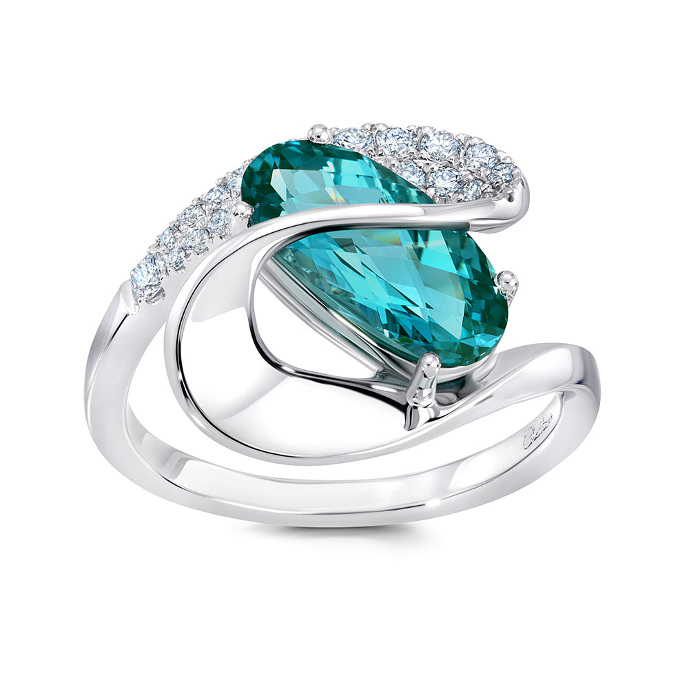 Chatham lab-grown spinel ring, style CR15011WPA
