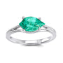 Chatham lab-grown chrysoberyl ring, style CR15013WCH