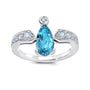 Chatham lab-grown aqua blue spinel ring, style CR15020WAQ