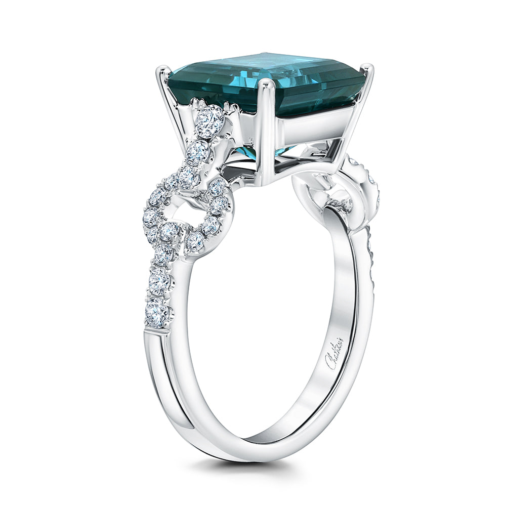 Paraiba Colored Spinel Ring