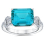 Chatham lab-grown spinel ring, style CR15069WPA