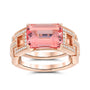 Chatham lab-grown champagne sapphire ring, style CR15070RCS