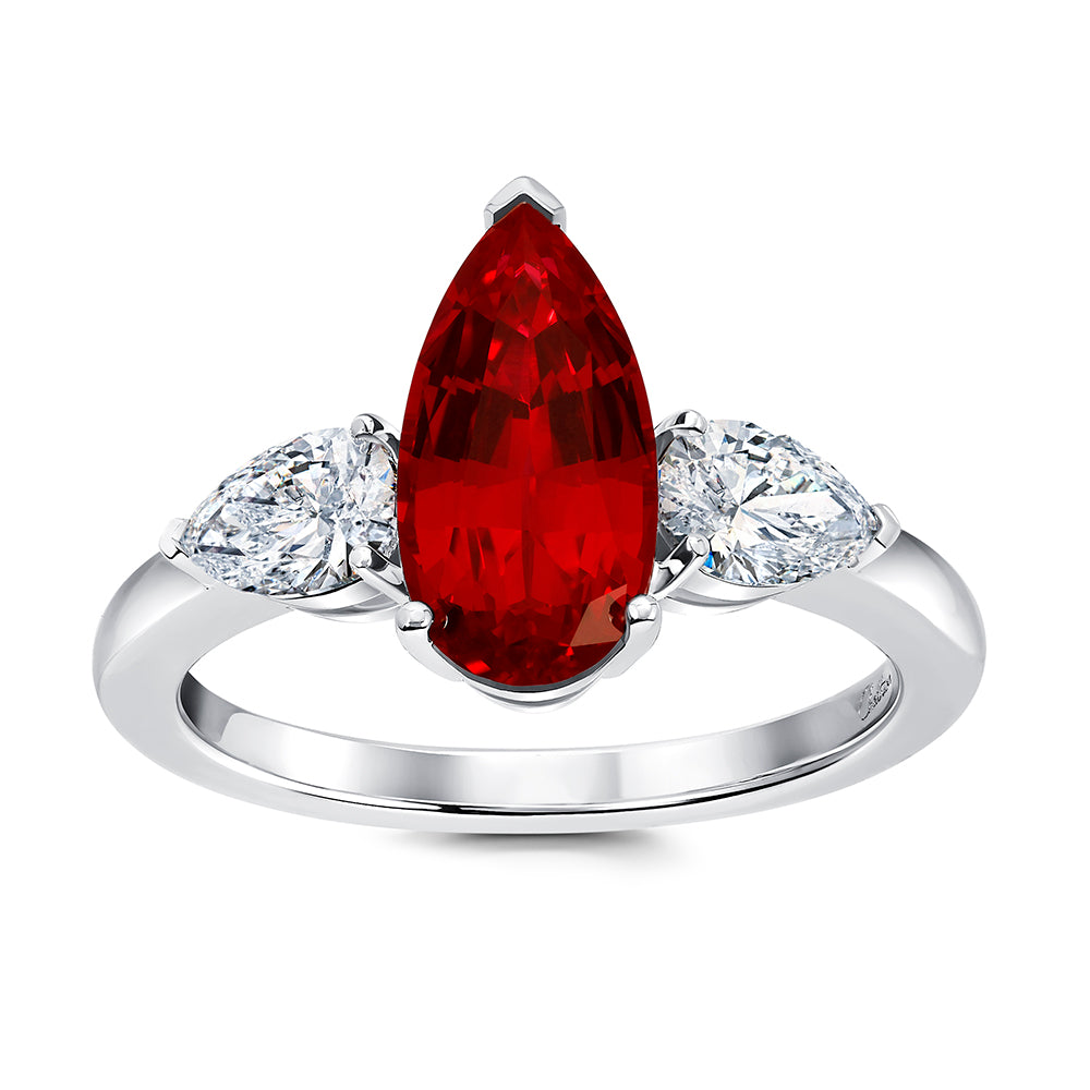 Chatham lab-grown ruby ring, style CR15111WRU