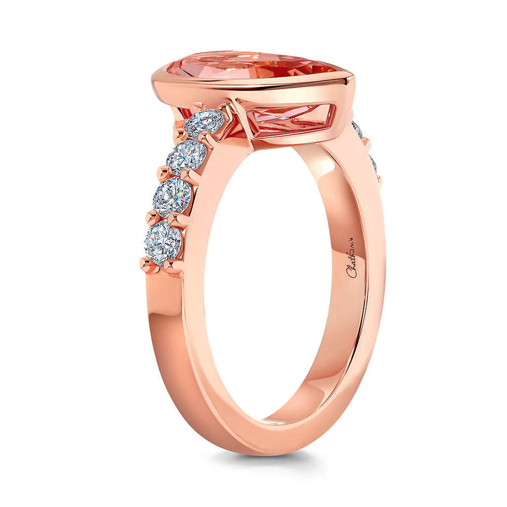 Champagne Sapphire Ring