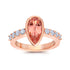 Chatham lab-grown champagne sapphire ring, style CR15117RCS