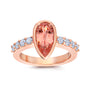 Chatham lab-grown champagne sapphire ring, style CR15117RCS