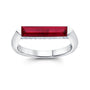 Chatham lab-grown ruby ring, style CR15128WRU