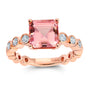 Chatham lab-grown champagne sapphire ring, style CR15132RCS