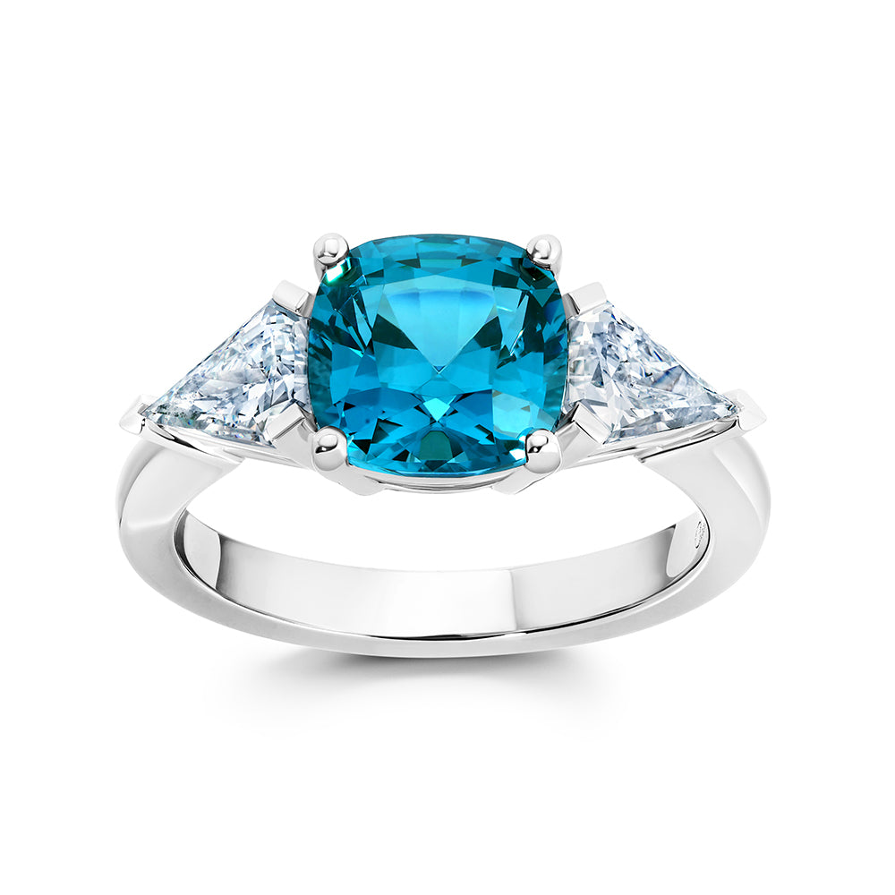 Chatham lab-grown spinel ring, style CR15154WPA