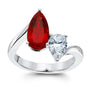 Chatham lab-grown ruby ring, style CR15161WRU
