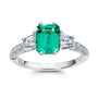 Chatham lab-grown chrysoberyl ring, style CR15189WCH
