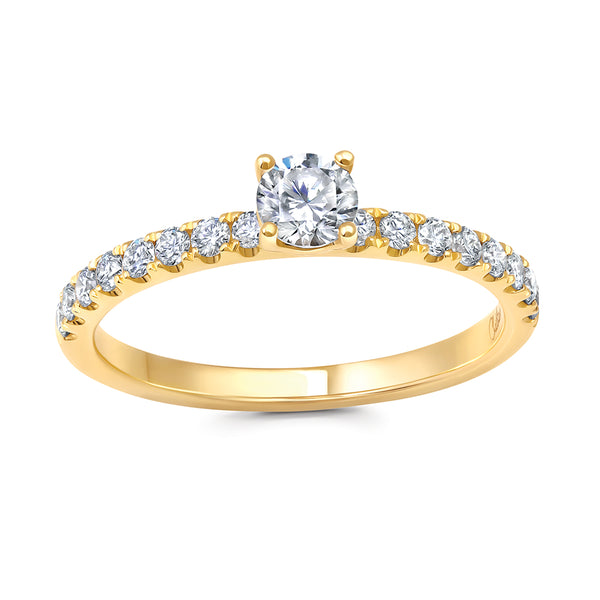 Diamond Stackable Solitaire Ring - Chatham Inc.