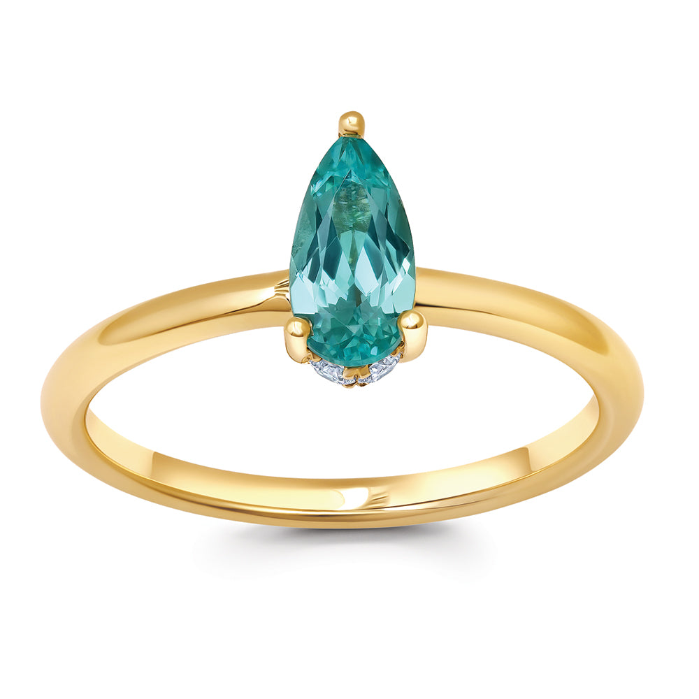 Chatham lab-grown chrysoberyl ring, style CR15309YCH
