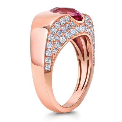 Champagne Sapphire Ring