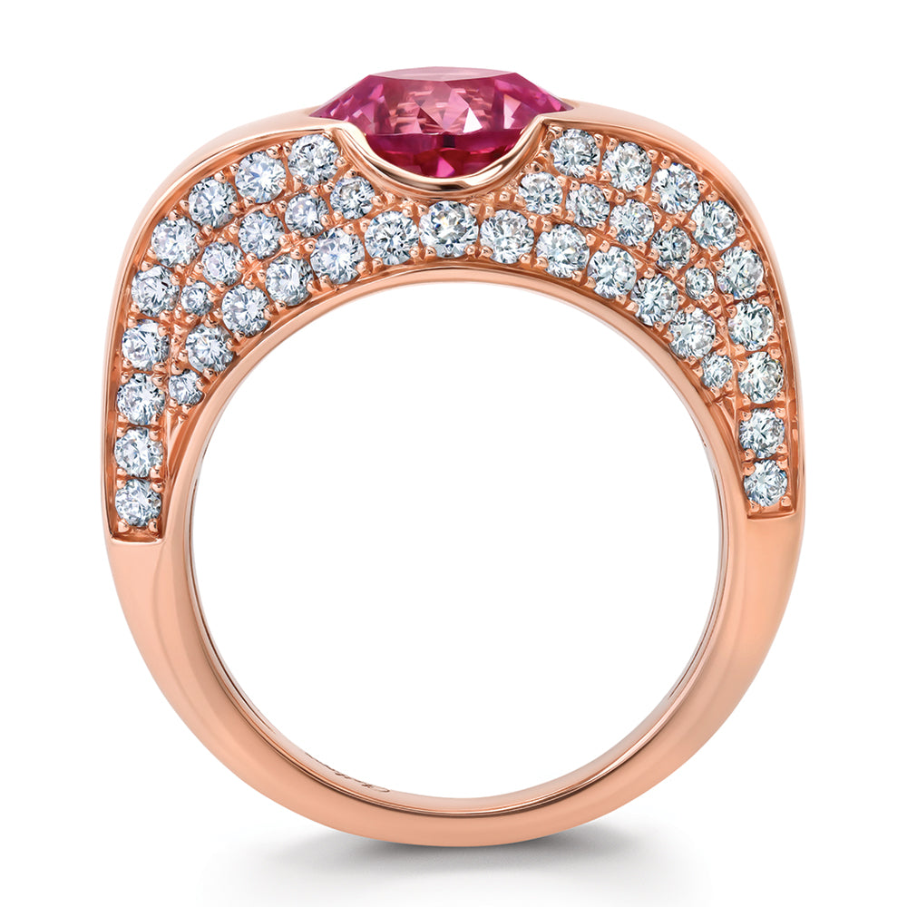 Champagne Sapphire Ring