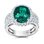 Chatham lab-grown emerald ring, style CR15340WEM