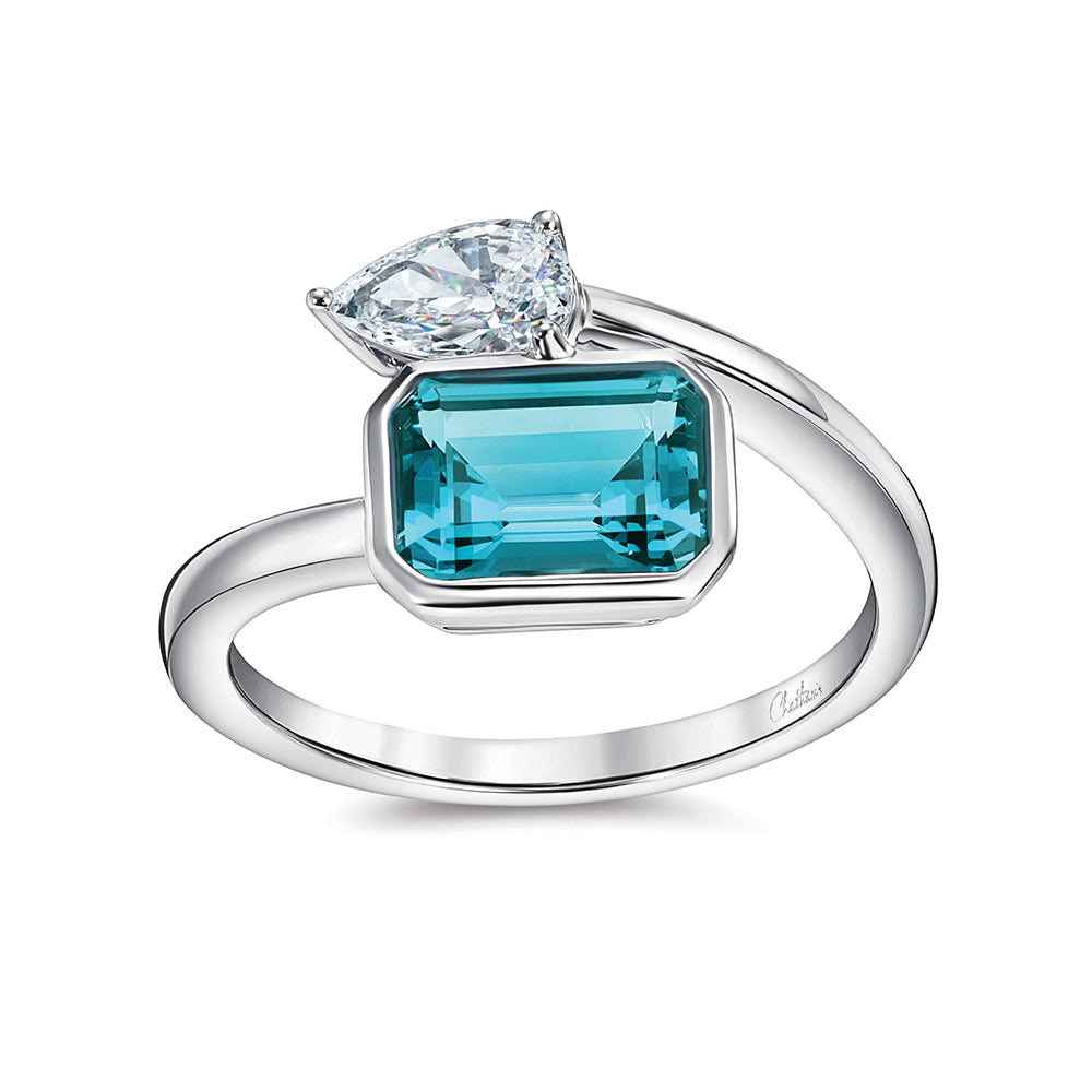 Paraiba Colored Spinel Ring