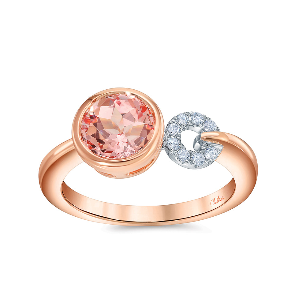 Champagne Sapphire Ring