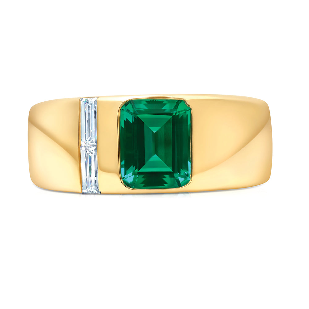 Men's Emerald Ring