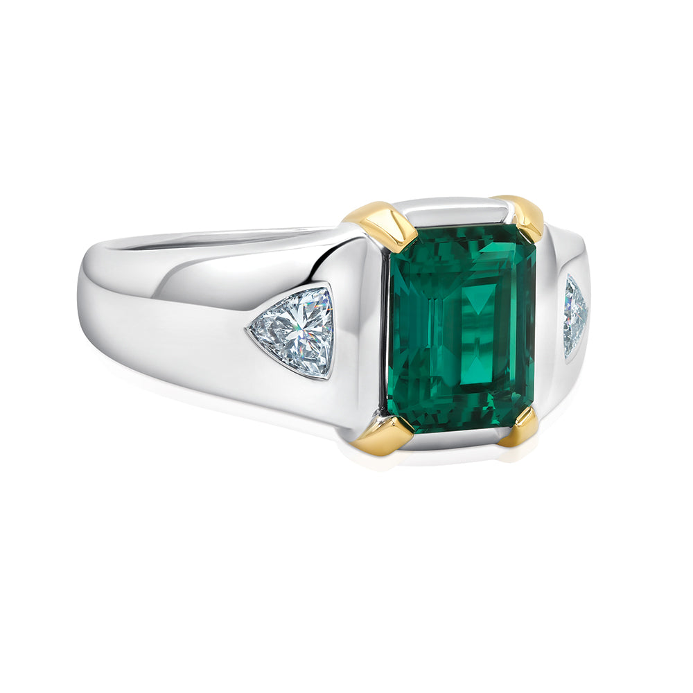 Men's Emerald Ring
