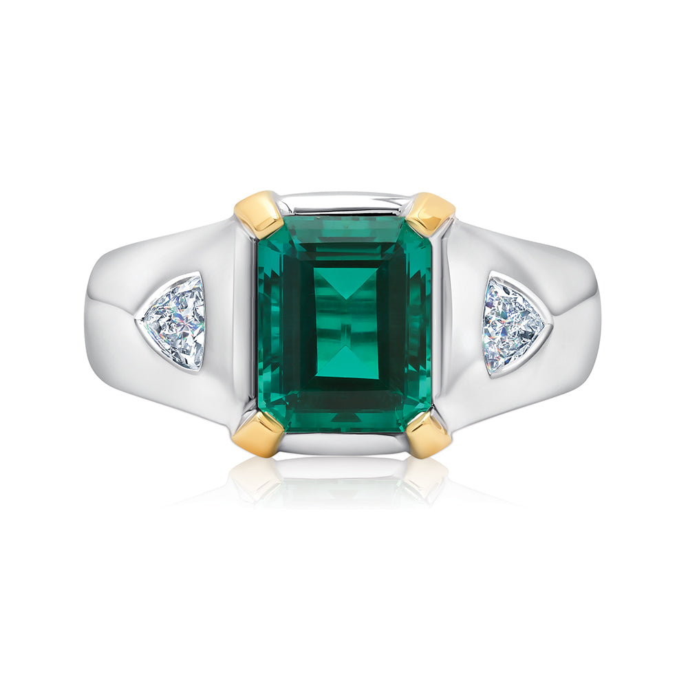 Men's Emerald Ring