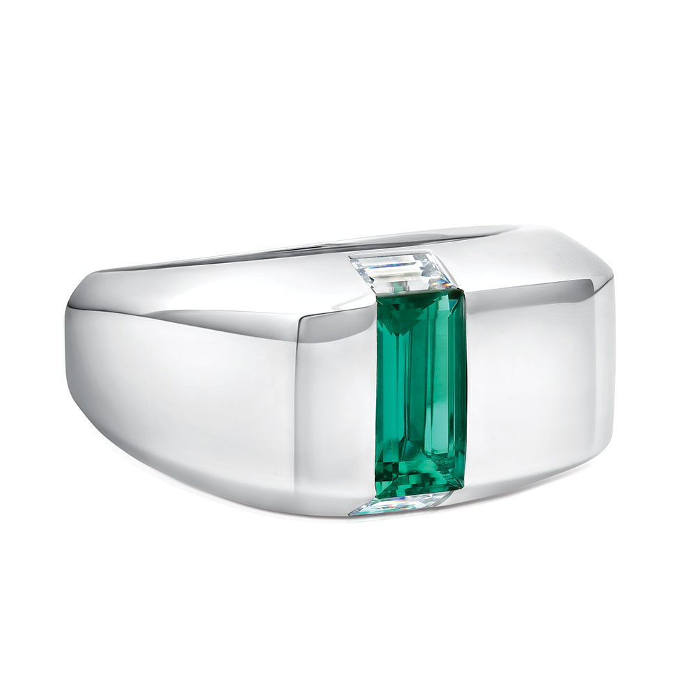 Men's Emerald Ring