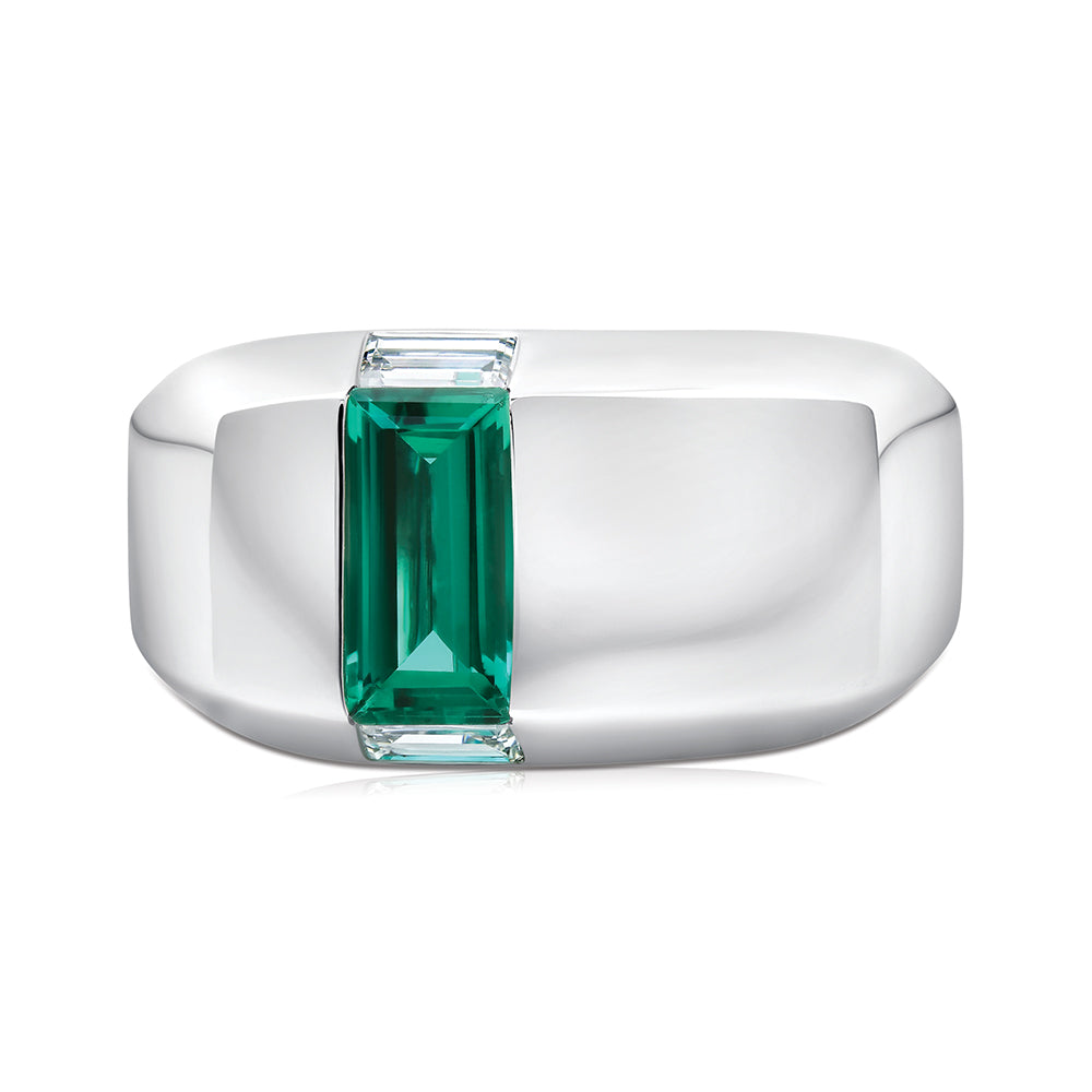 Men's Emerald Ring