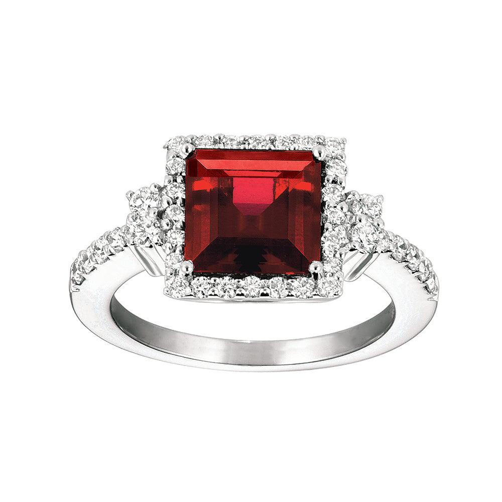 Chatham lab-grown ruby ring, style CR6636WRU