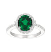 Emerald Ring-CR6645WEM