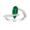 Emerald Ring-CR6658WEM