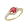 Padparadscha Ring-CR7023YPD