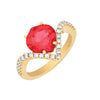 Padparadscha Ring