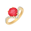 Padparadscha Ring-CR8215YPD