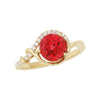 Padparadscha Ring