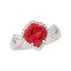 Padparadscha Ring-CR8248WPD