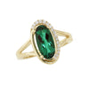 Emerald Ring-CR8258YEM