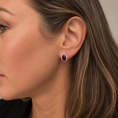 Ruby Earrings