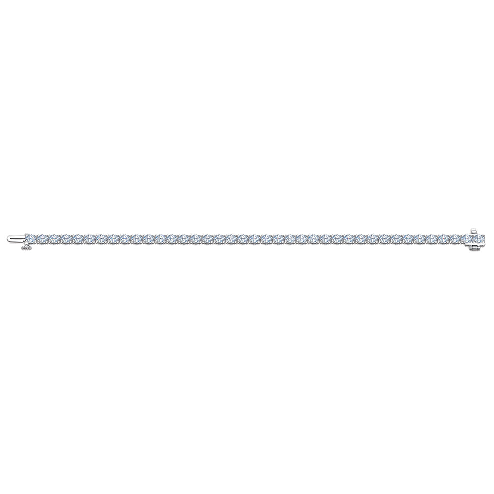 Oval Diamond Tennis Bracelet