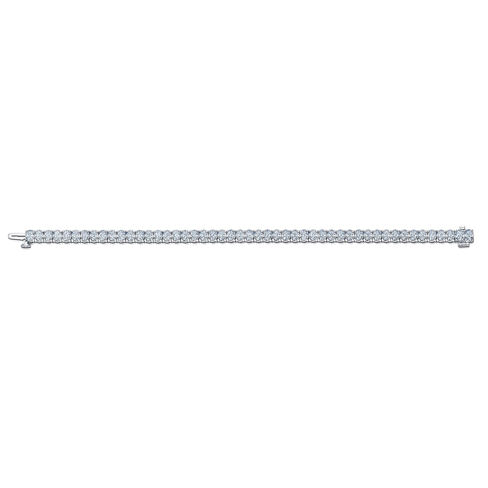 Oval Diamond Tennis Bracelet