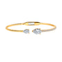 Chatham lab-grown diamond cuff, style FDC1299Y