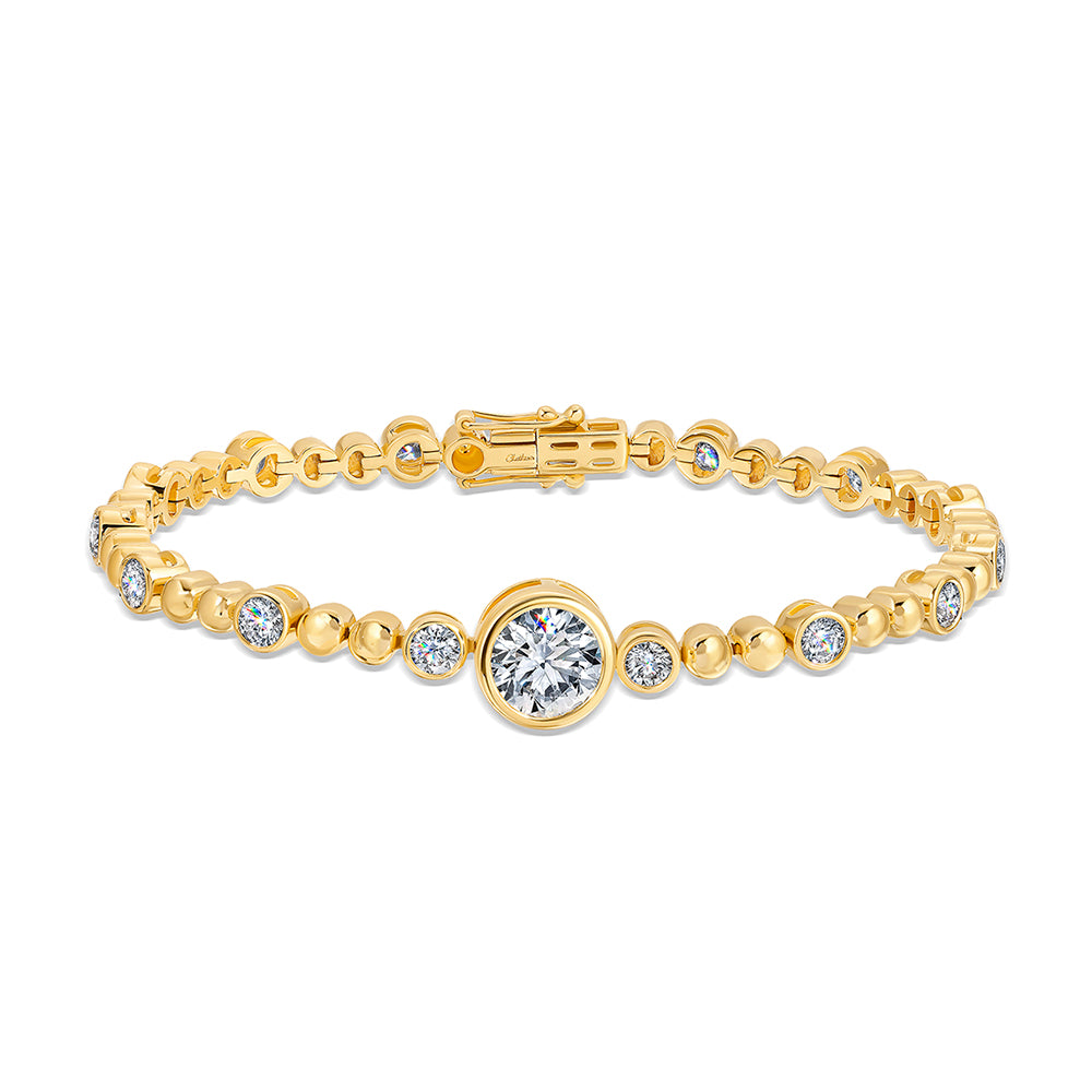 Chatham lab-grown diamond bracelet, style FDC13101YC