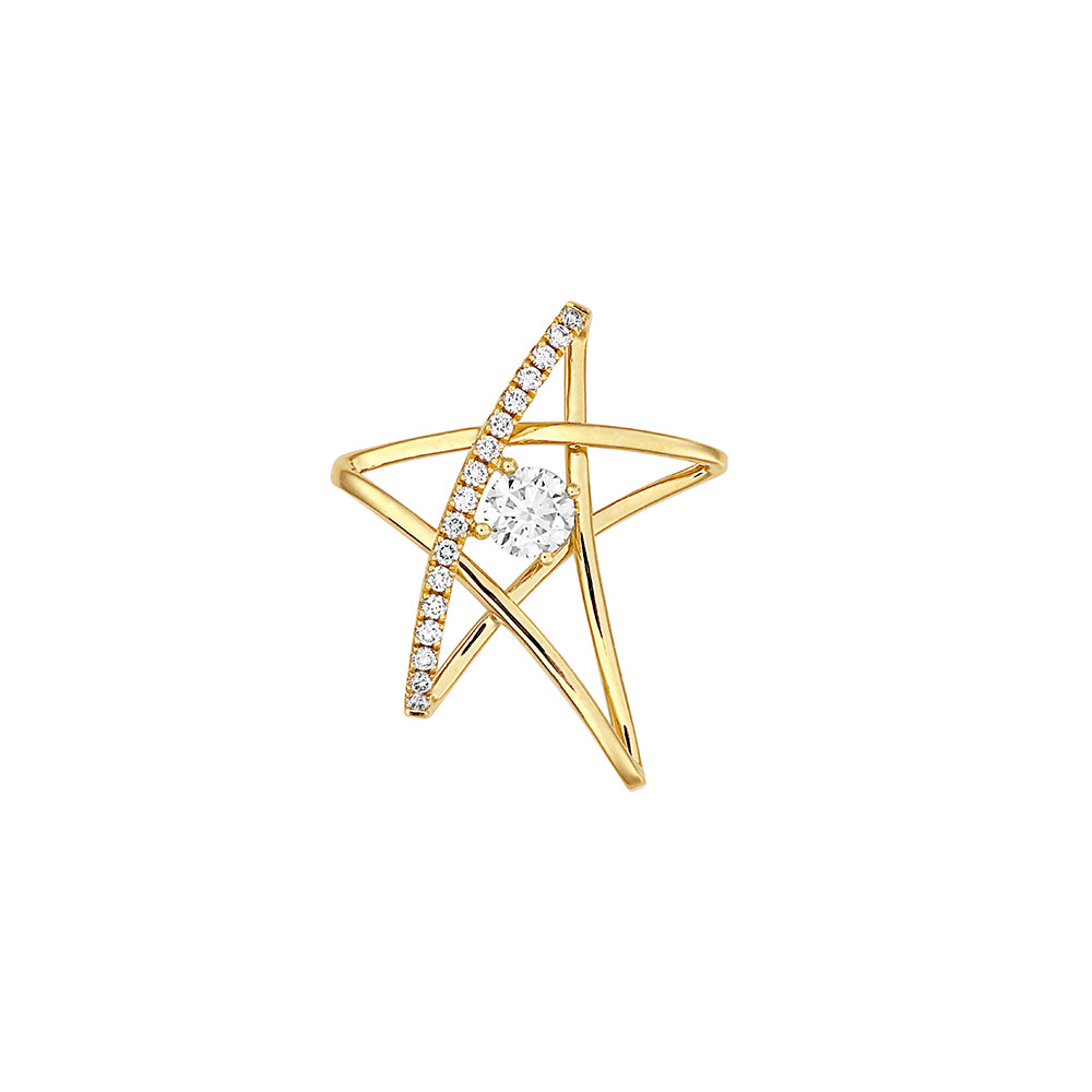 Chatham lab-grown diamond pendant, style FDP4965Y