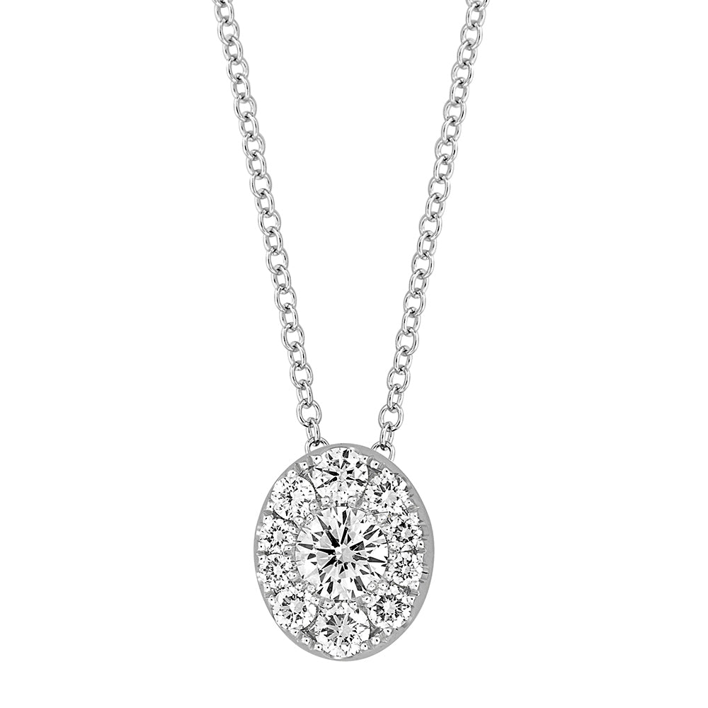 Chatham lab-grown diamond pendant, style FDP5014W