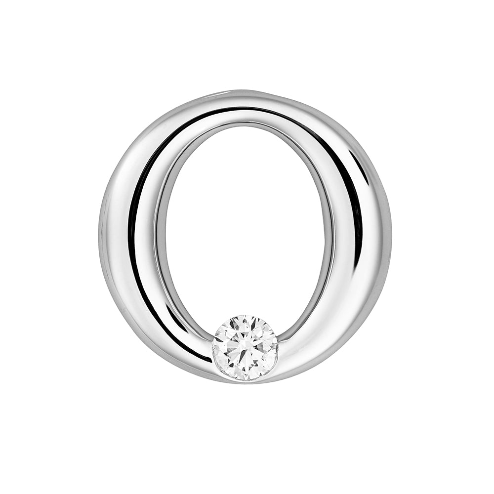 Chatham lab-grown diamond pendant, style FDP5016W